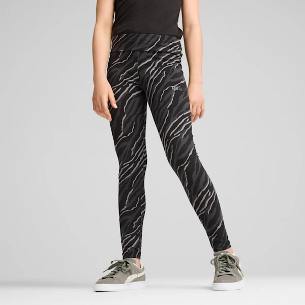¡PUMA Animal: Leggings para niños grandes! ¡Estilo salvaje, comodidad total, aventura asegurada!